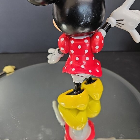 Vintage Minnie Mouse Articulated Figurine Walt Disney 8" Toy - Picture 7 of 12